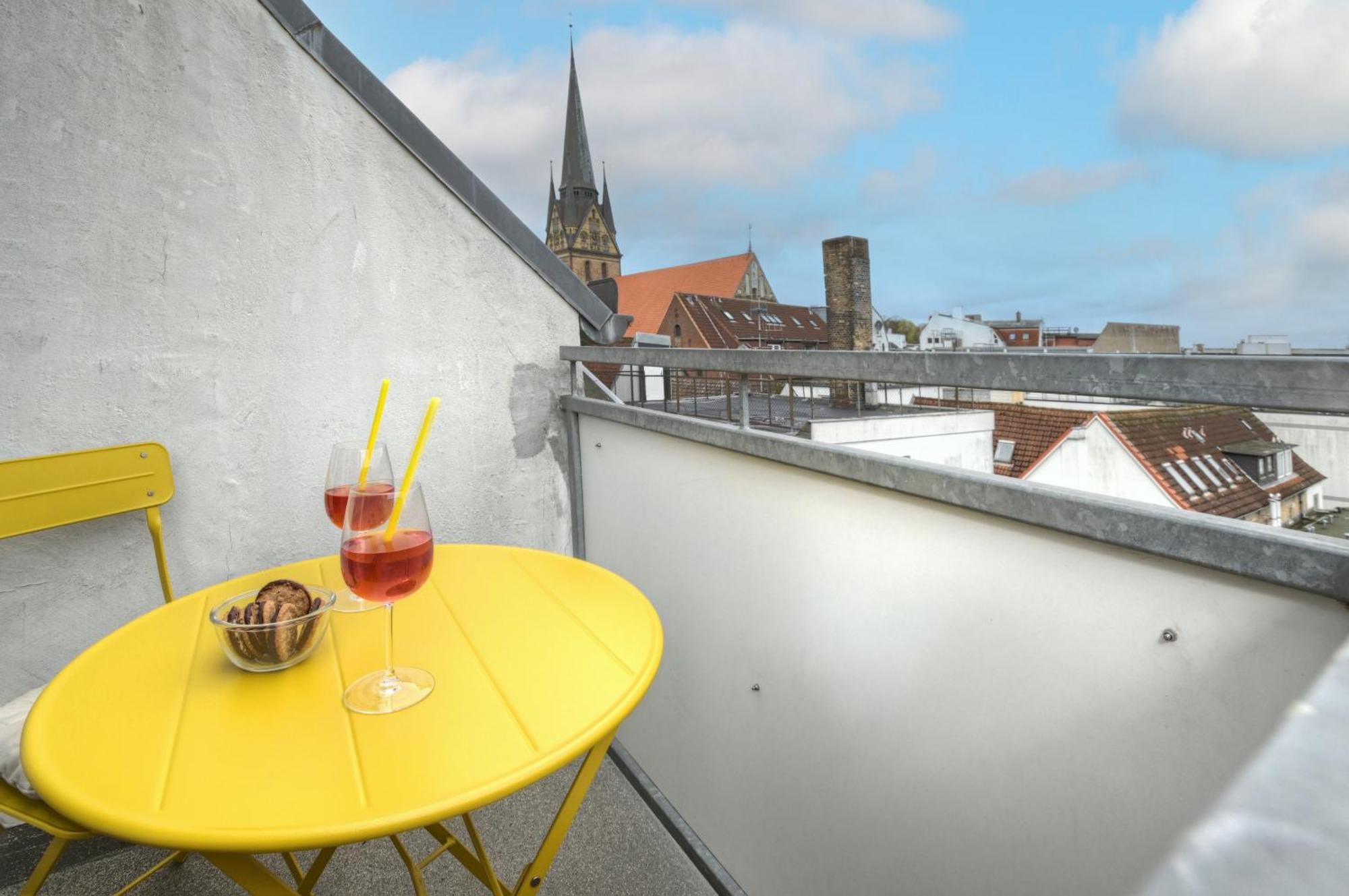 Mittendrin - Apartment Mit 2 Balkonen Sehr Zentral Flensburg Zewnętrze zdjęcie
