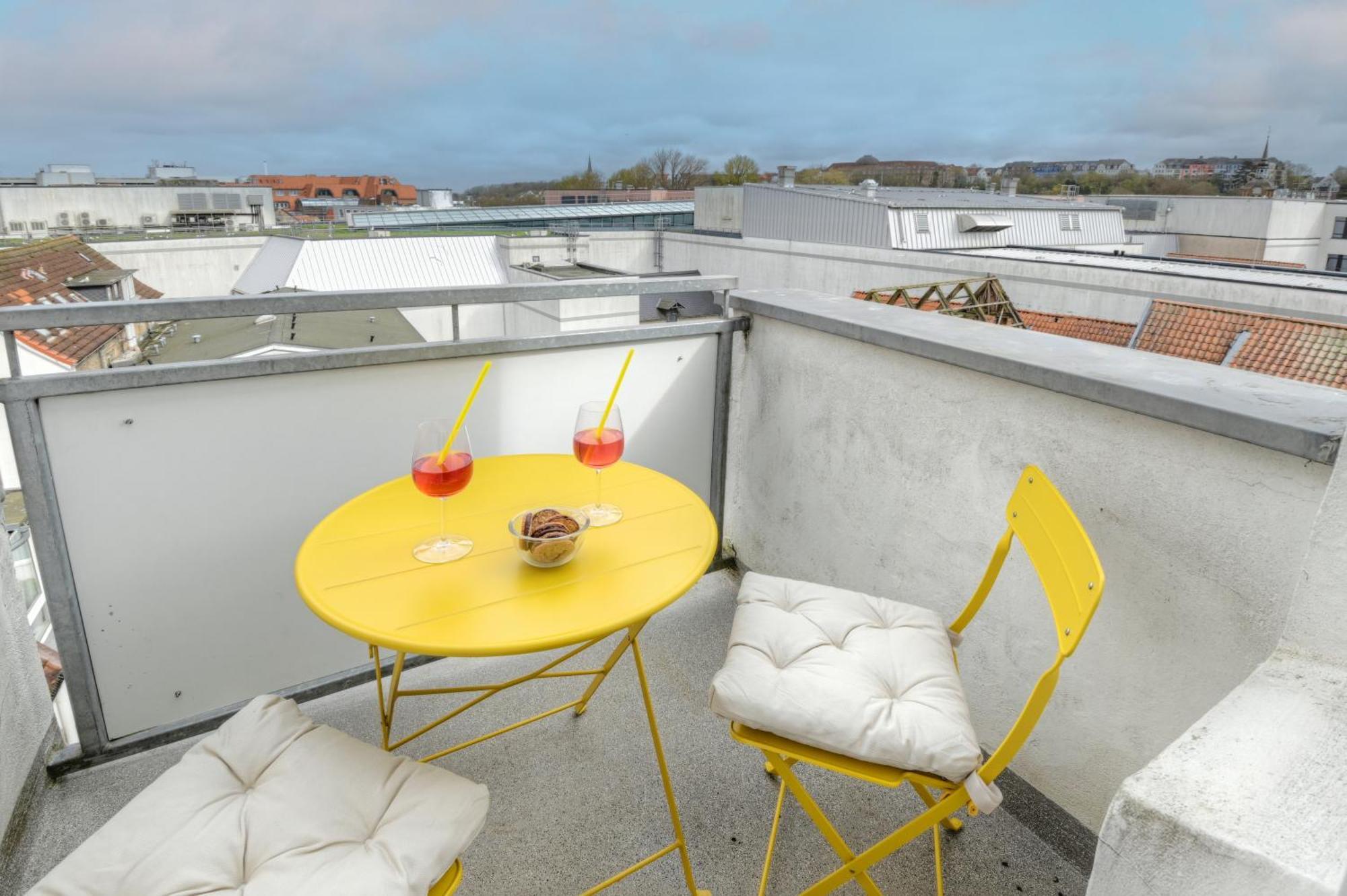 Mittendrin - Apartment Mit 2 Balkonen Sehr Zentral Flensburg Zewnętrze zdjęcie